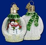 Cuddling Snow Couple